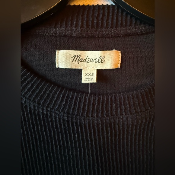Madewell Elwood Knot Top, Long Sleeve, XXS, NWT - Picture 4 of 7